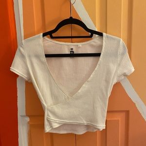 PacSun Cropped Cross Front Shirt